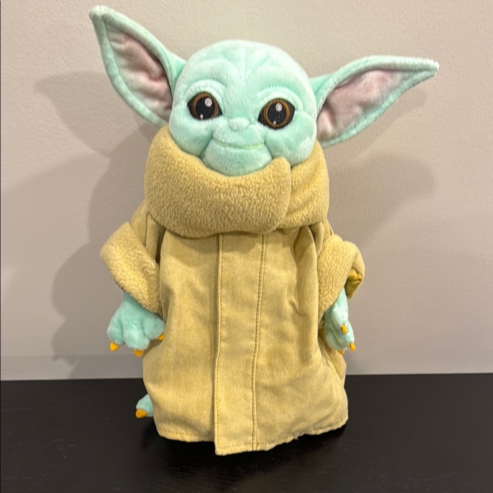 Disney Parks Star Wars Baby Yoda Grogu Stuffed Animal with Adorable Features